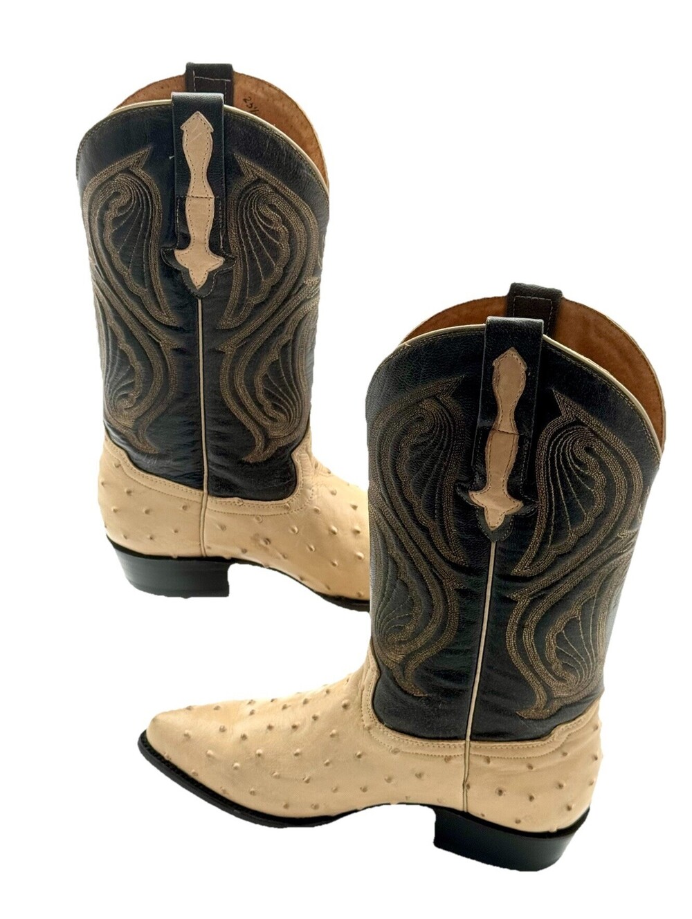 NEW Rodeo Bravo Mens Size 7 Exotic OSTRICH Western Boots Free Shipping MSRP$499